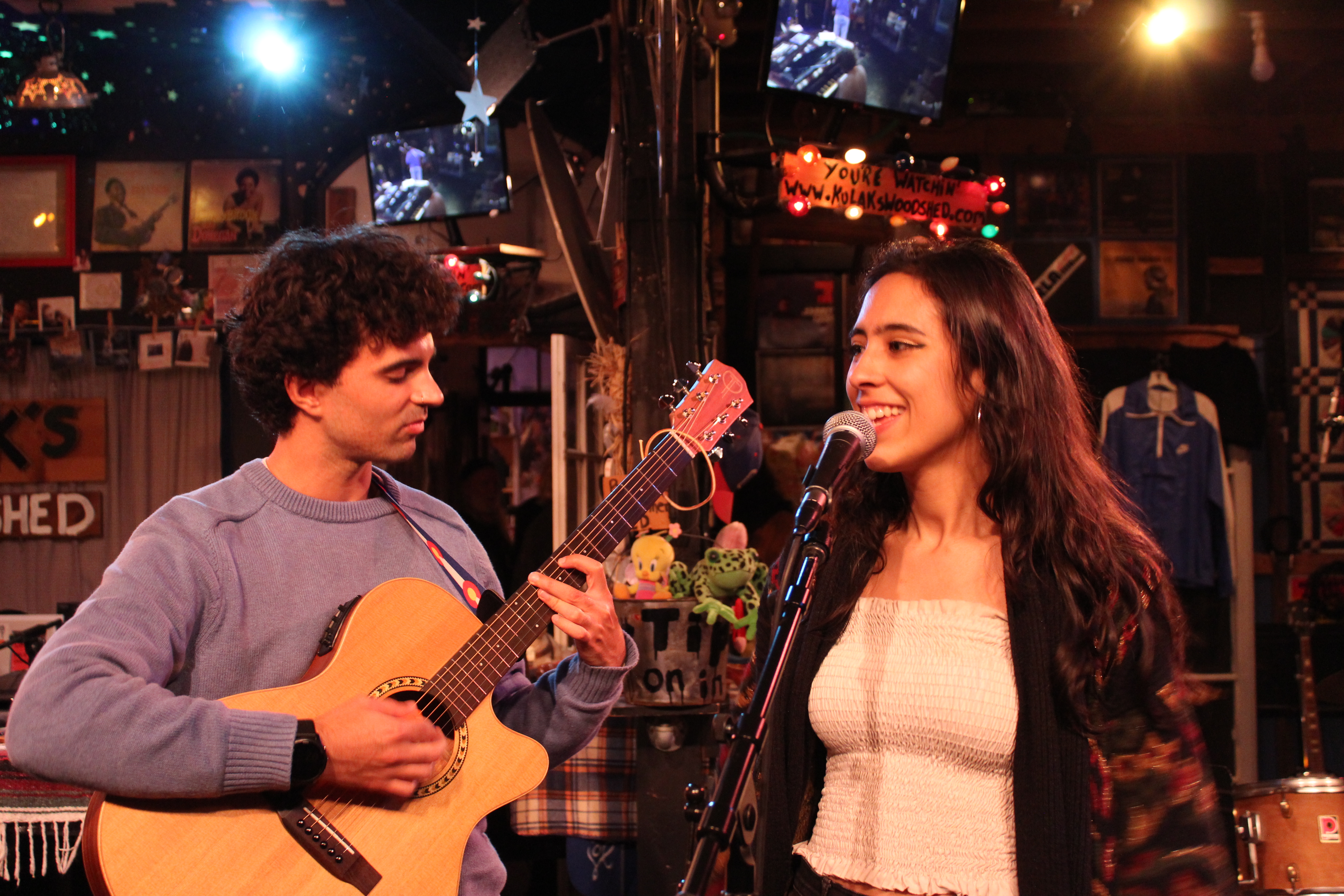 Camila & Avery performing live